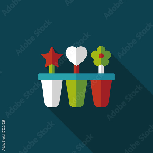 kitchenware ice maker flat icon with long shadow,eps10