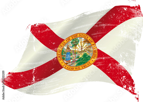 Florida grunge flag