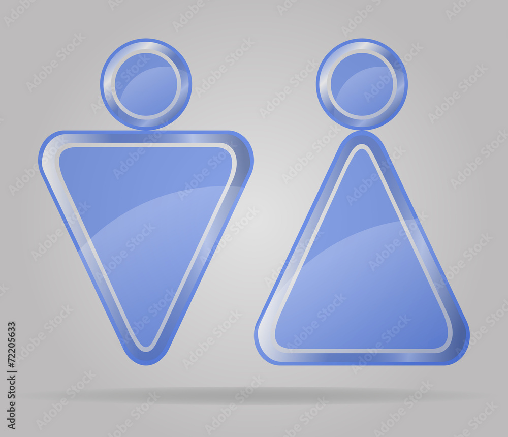 transparent sign man and women toilets vector illustration transparent sign man and women toilets vector illustration