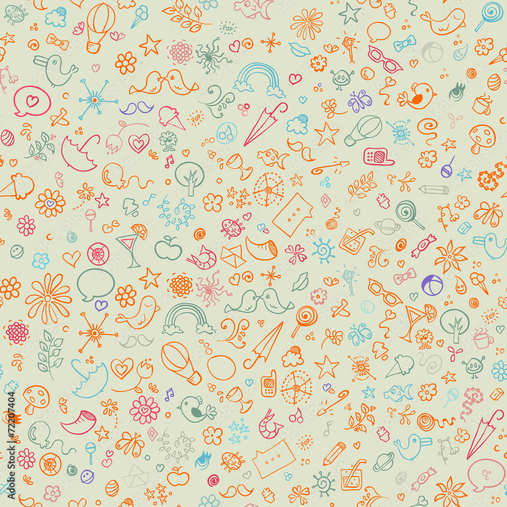doodle pattern: Seamless background doodle pattern: Seamless background