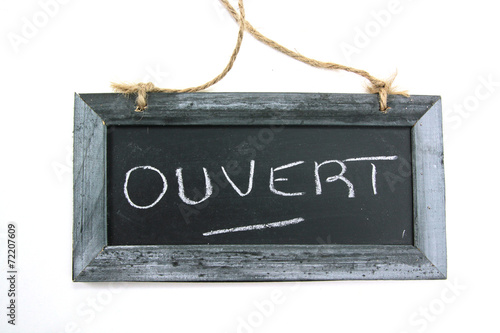 ardoise ouvert photo