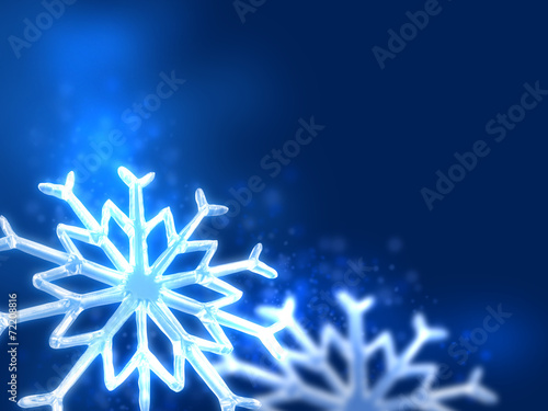 Christmas snowflakes background