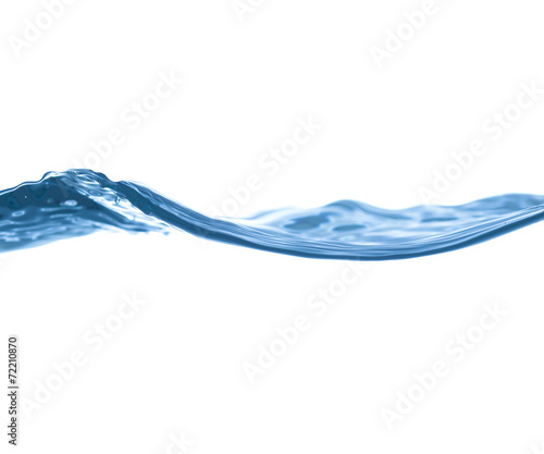 water surface on a white background