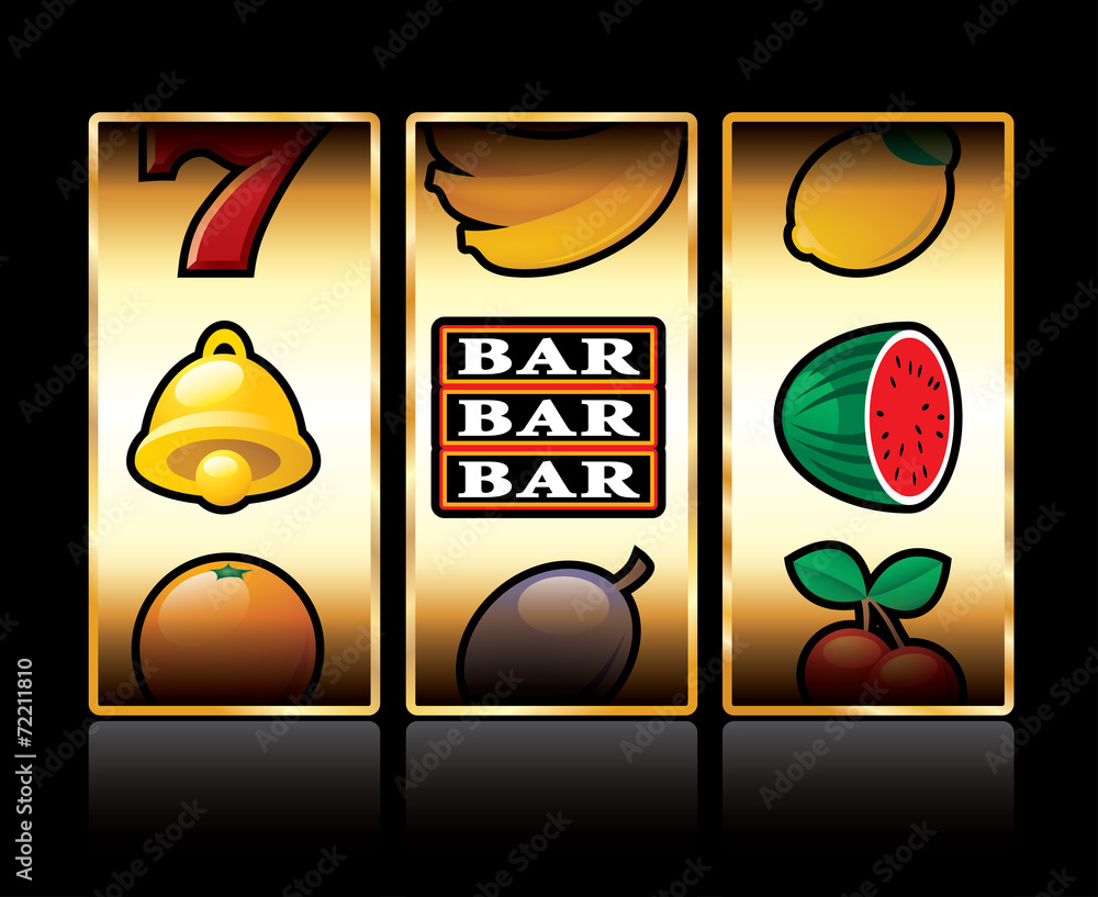 Fototapeta premium slot machine bar