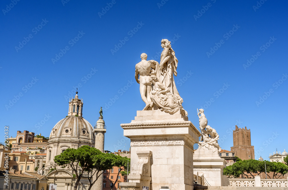 Roma, comeplesso del  Vittoriano, monumento nazionale