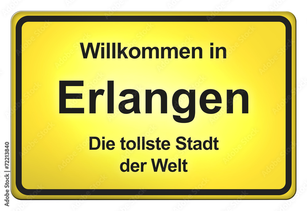 Obraz premium Willkommen bei uns