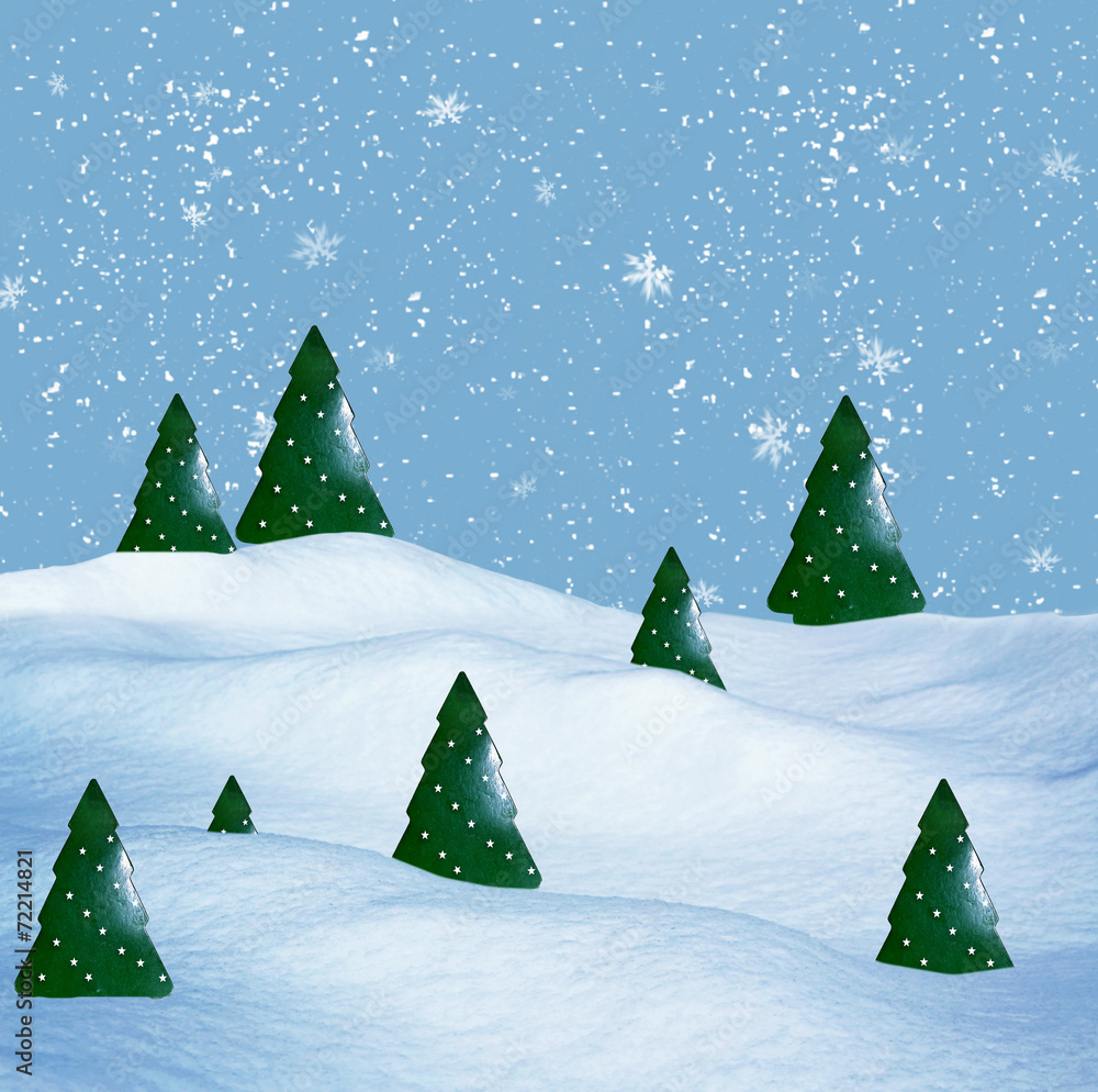 Fototapeta premium winter forest
