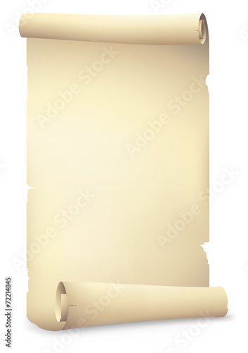 old paper banner , vector drawing