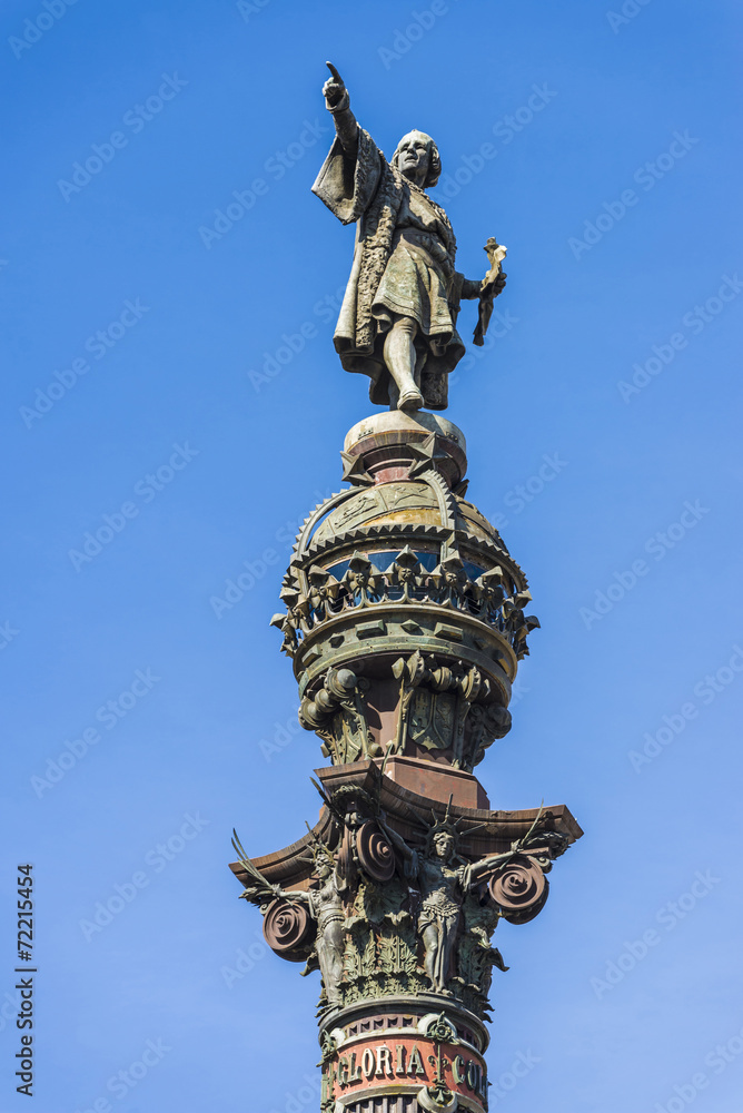 Naklejka premium Christopher Columbus Monument, Barcelona