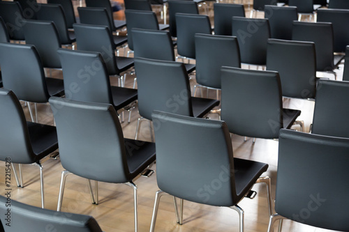  chairs in the conference hall