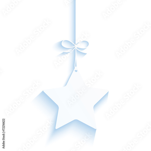Etiquette en forme d’étoile (joyeuses fêtes noël joyeux soldes)