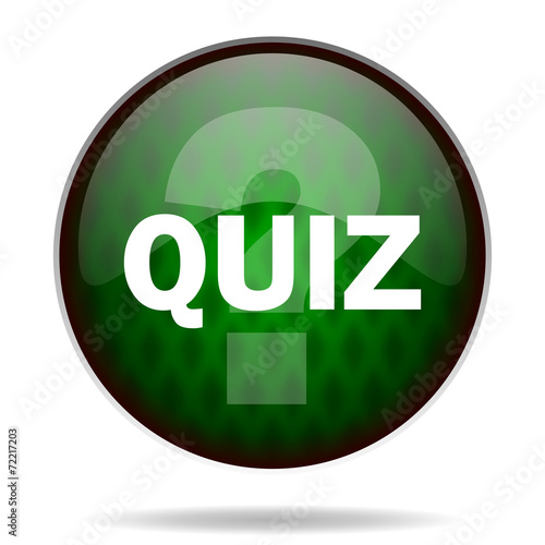 quiz green internet icon