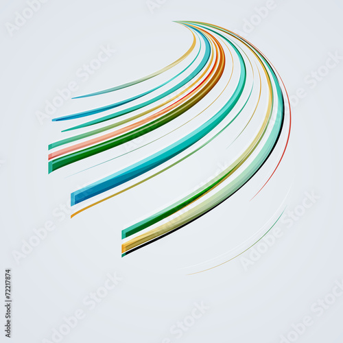 Business wave background, design template.