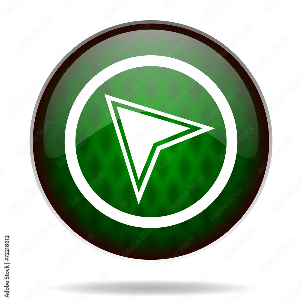 navigation green internet icon navigation green internet icon