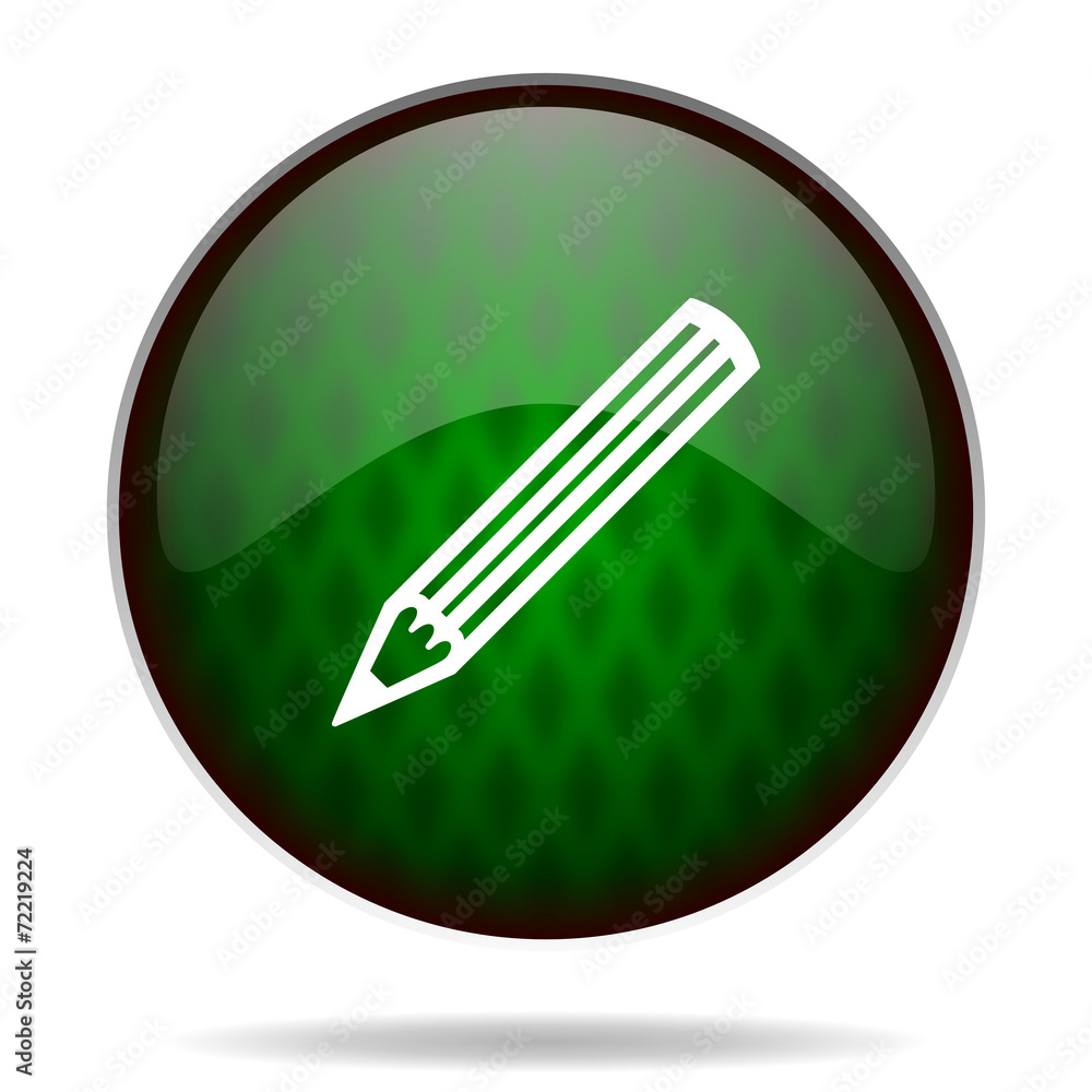 pencil green internet icon pencil green internet icon