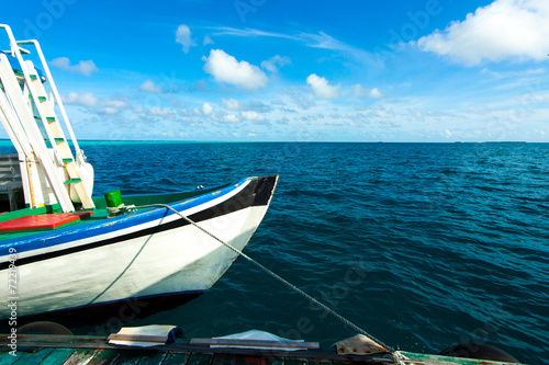 Rest in Paradise - Malediven - Bootsfahrt im türkisen Meer © hetwig