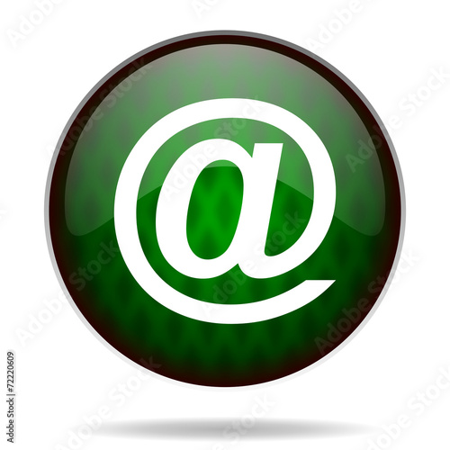 email green internet icon