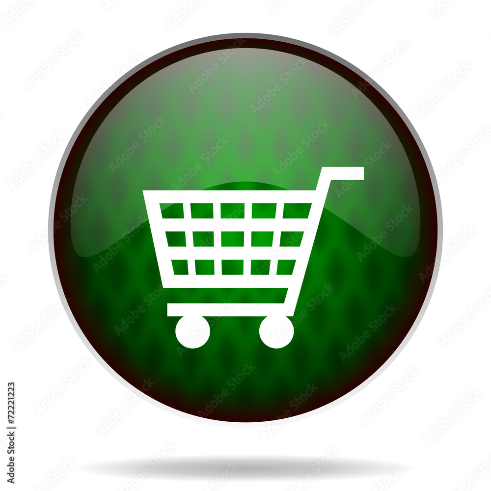 cart green internet icon cart green internet icon