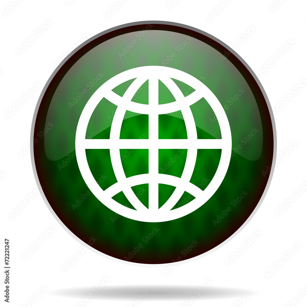 earth green internet icon