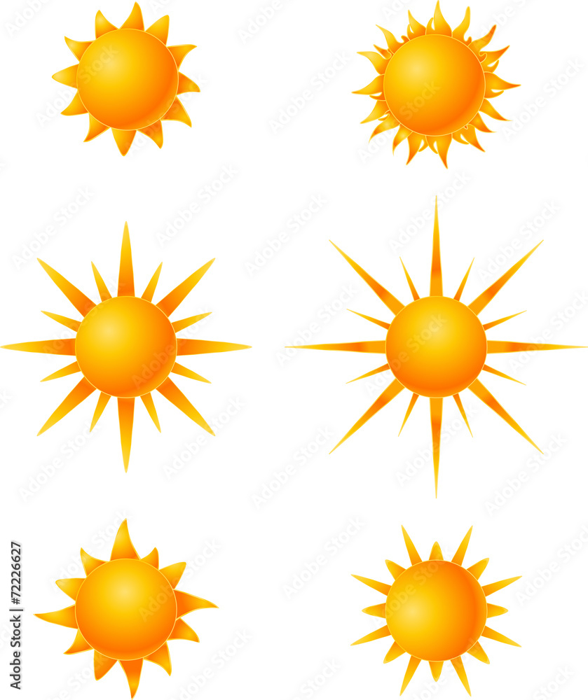 Suns icons for you design Suns icons for you design