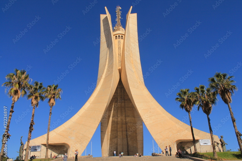 Naklejka premium Mémorial du Martyr à Alger, Algérie