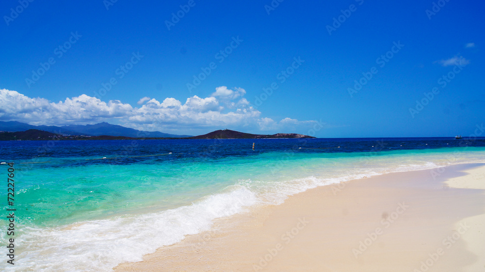 Playa de la Isla de Icacos. Puerto Rico