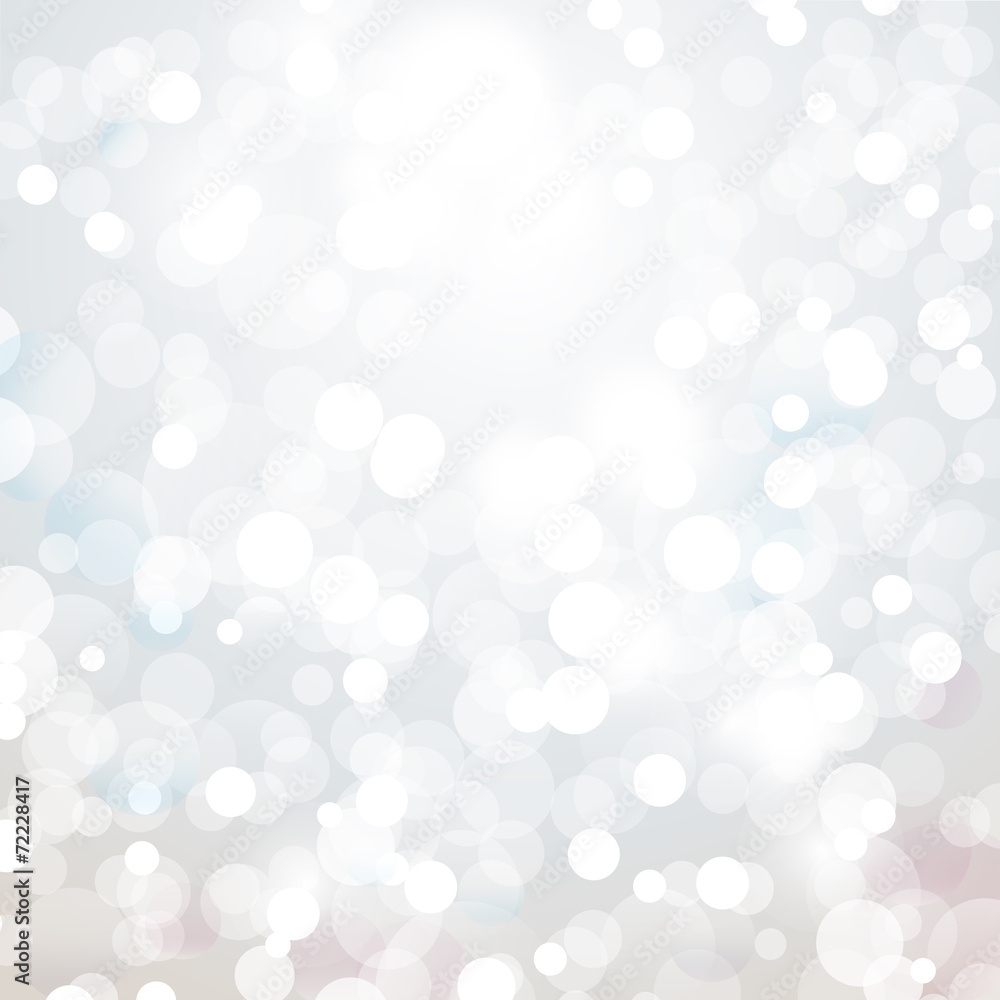 Lights On Silver Background - Vector Illustration Lights On Silver Background - Vector Illustration
