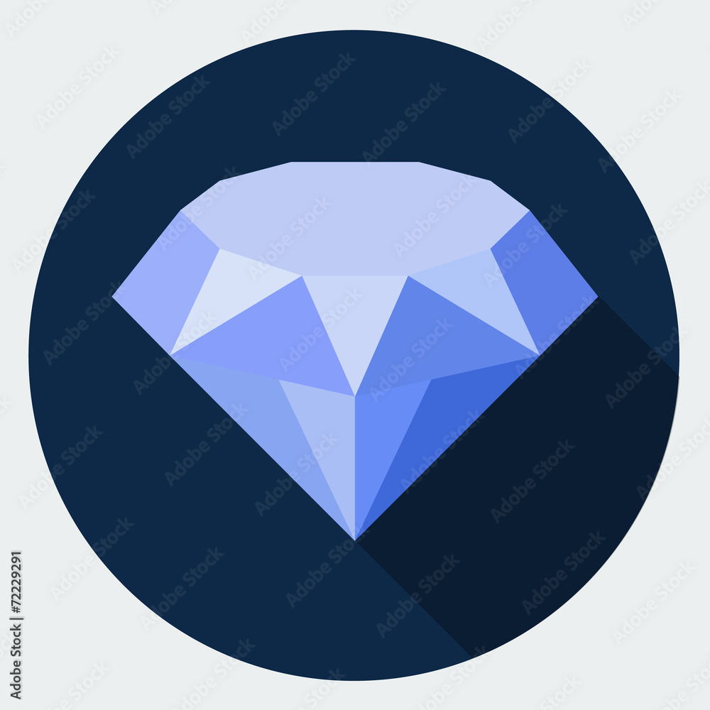 Fototapeta premium Vector precious gem icon