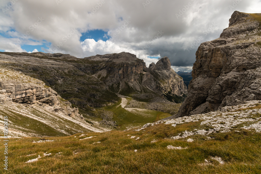 Fototapeta premium glacial valley in South Tyrol