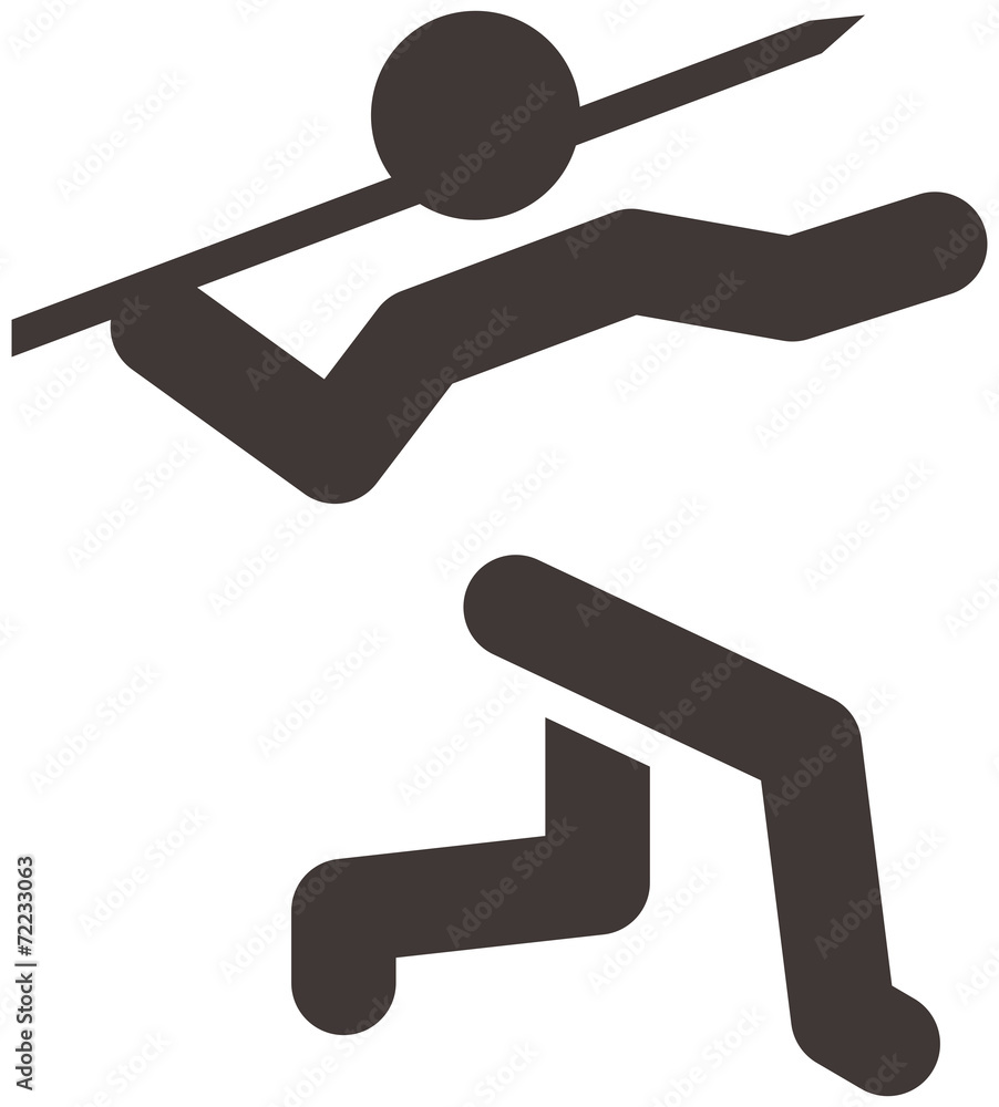 Javelin throw icon Javelin throw icon