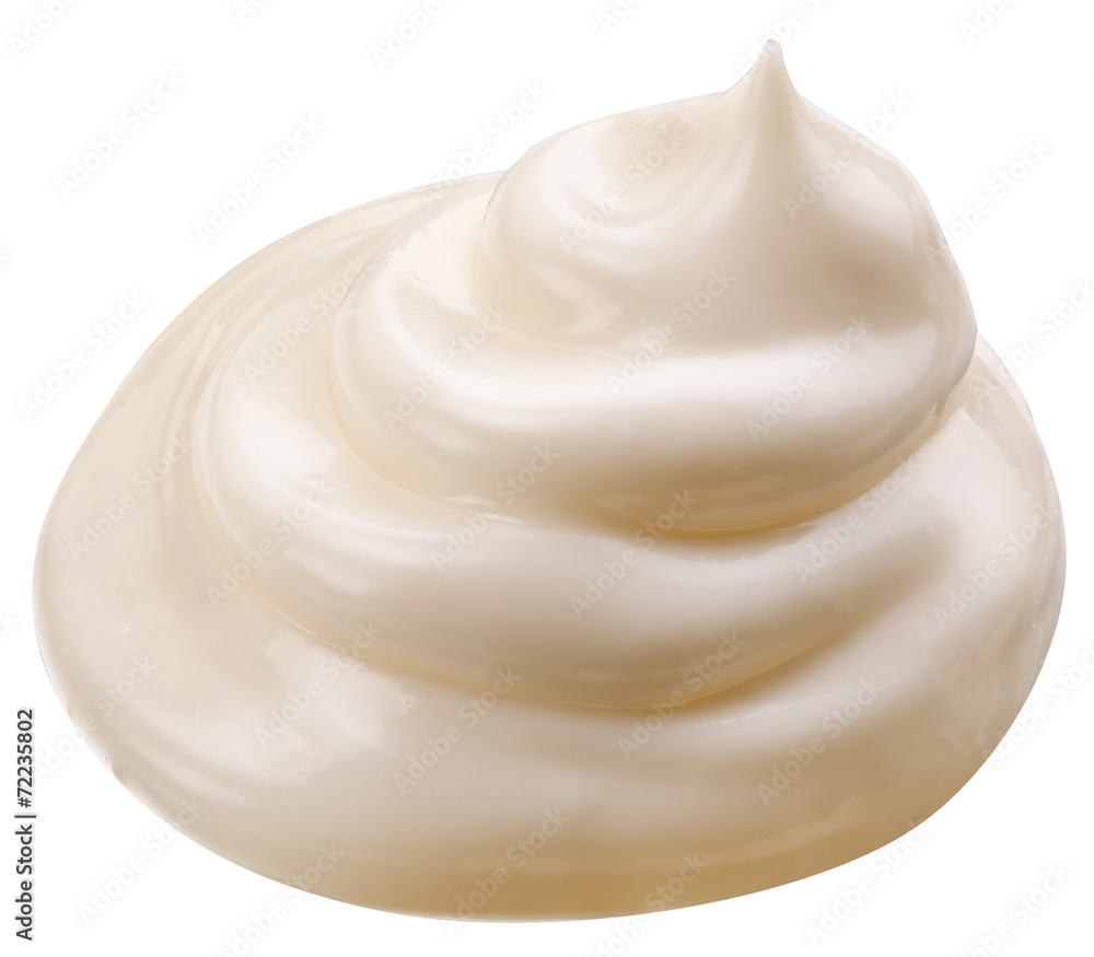 Handful of mayonnaise. Handful of mayonnaise.