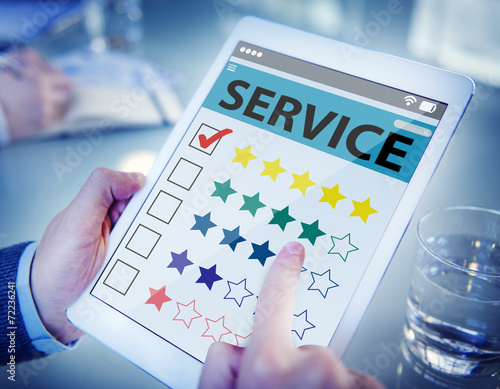 Customer Ranking an Online Service Quality