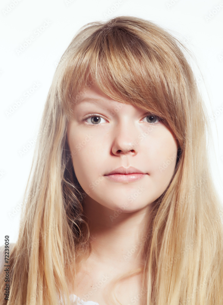 Closeup of pretty young girl Closeup of pretty young girl