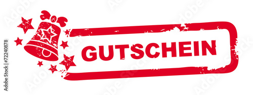 Stempel Gutschein Weihnachten