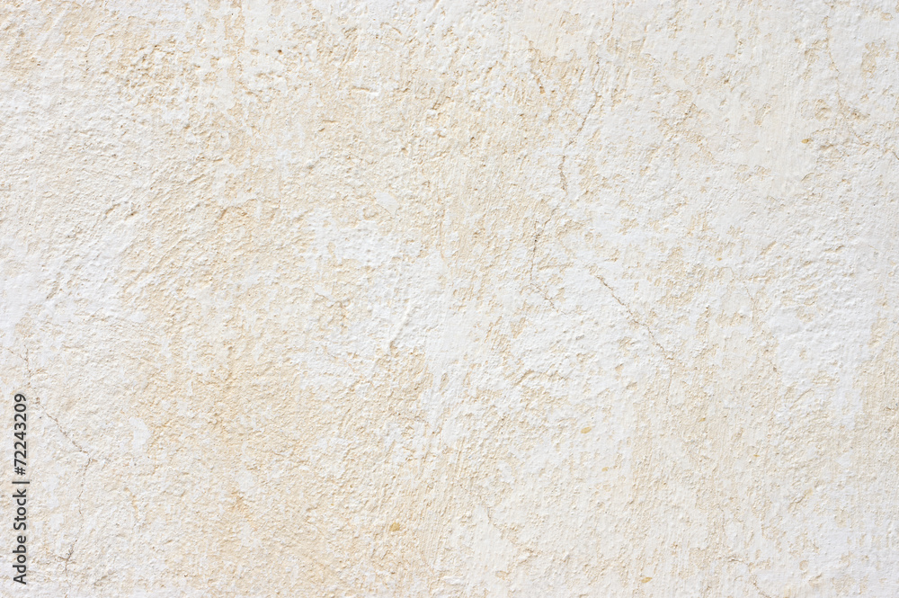Fototapeta premium Weathered whitewashed wall