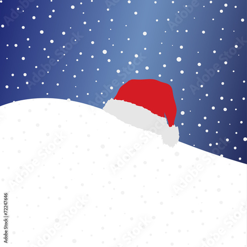 Weihnachtsmütze mit Schneeflocken