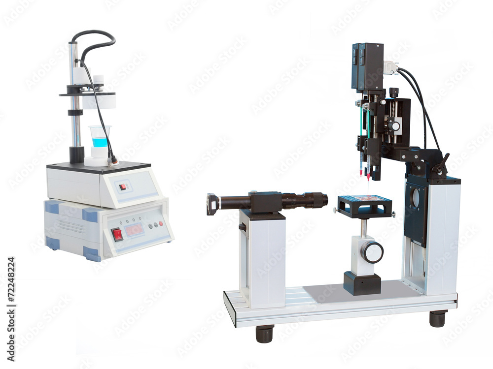 Fototapeta premium Equipment of a chemical laboratory