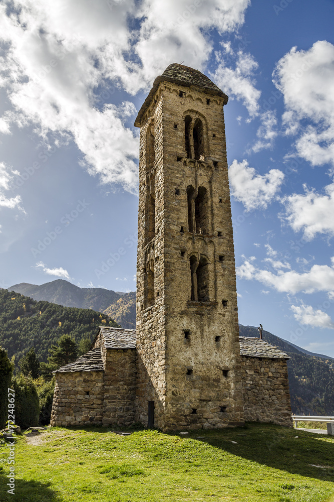 Romanesque church Sant Miquel d´Engolasters, Andorra
