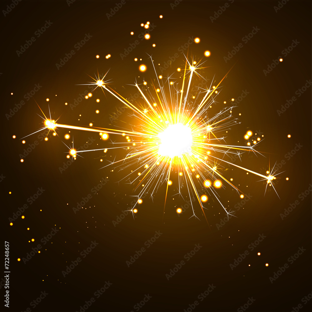 Wunderkerze, funkelnd, Silvester, Party, Symbol, Neujahr, Feier