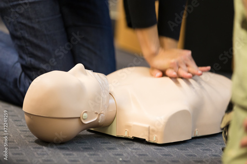 Obraz na płótnie First aid CPR seminar.