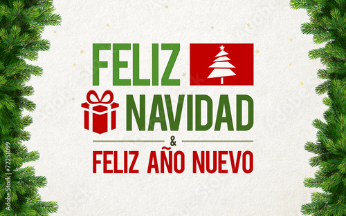 Feliz Navidad Greeting Card