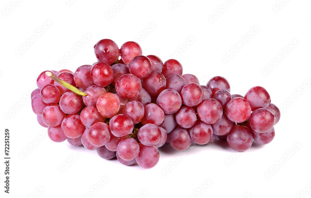 grapes on over white background grapes on over white background