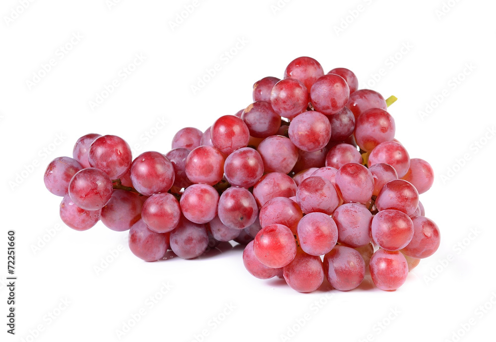 grapes isolated on over white background grapes isolated on over white background