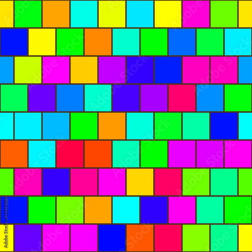 Rainbow tiles seamless texture