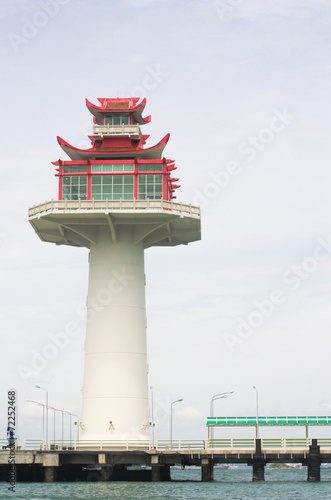 lighthouse of Si Chang District island