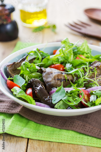 Grilled Aubergine salad