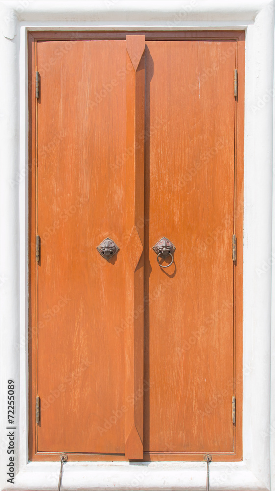 Wooden door Wooden door