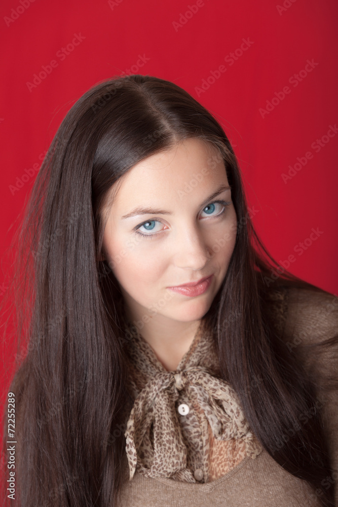 girl with blue eyes