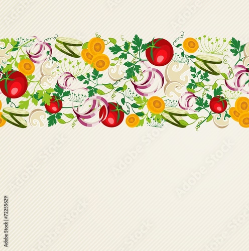 Healthy organic food pattern