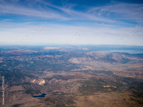 Flight at Lake Tahoe area